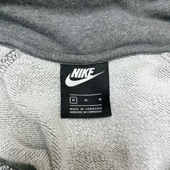 Nike Men’s Sportswear Club Fleece Half-zip Sweatshirt in Gray Size Medium - Picture 2 of 7